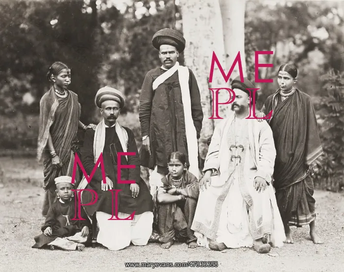: Group from the Brahmin caste, India, c.1880's Taurines : Group from the Brahmin caste, India, c.1880's Taurines