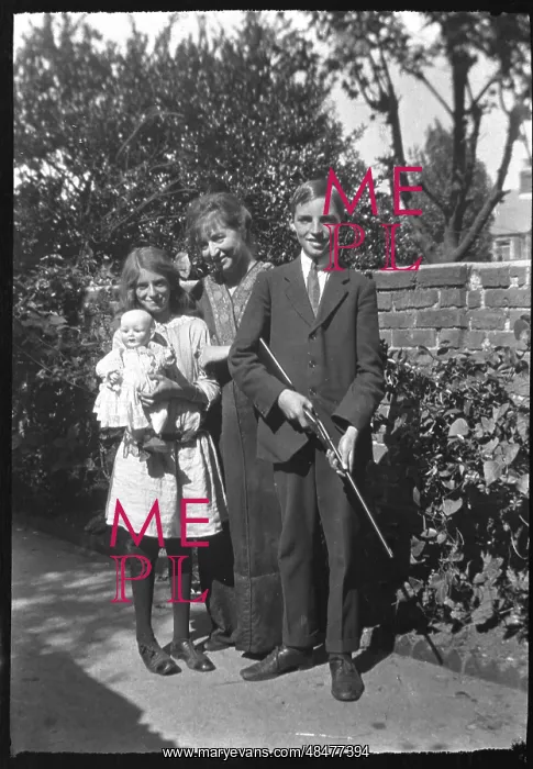  : A group of children in the garden