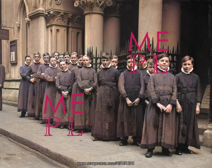 : A GROUP OF CHOIRBOYS : A GROUP OF CHOIRBOYS