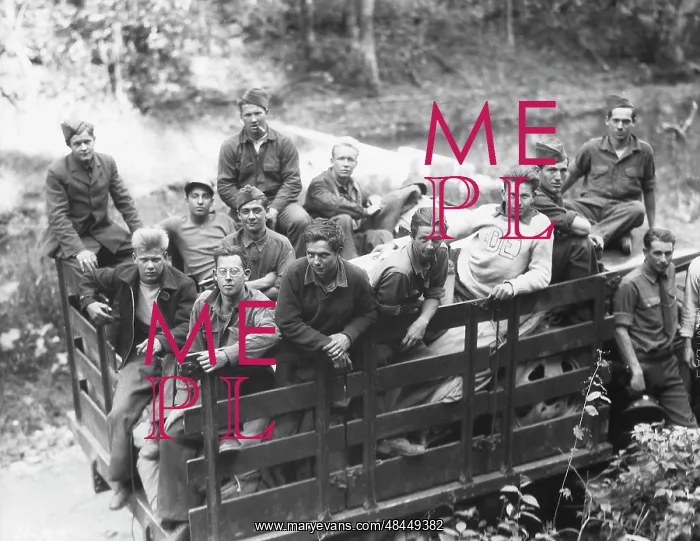 : Group of Civilian Conservation Corps boys : Group of Civilian Conservation Corps boys