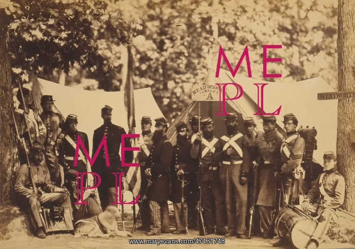 : Group of Co. A, 8th New York State Militia, Arlington, Va : Group of Co. A, 8th New York State Militia, Arlington, Va