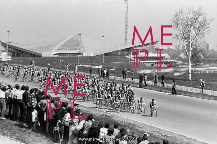 : Group cycling race in Moscow : Group cycling race in Moscow