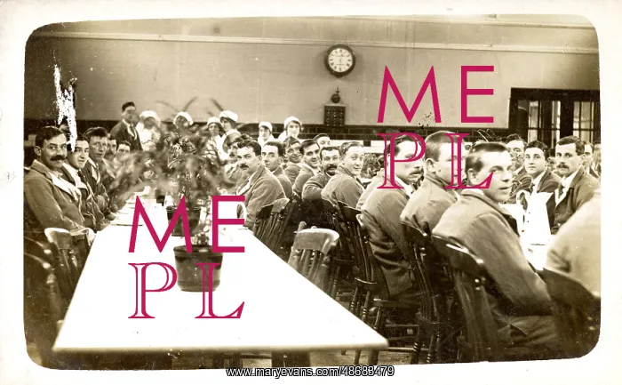 : Group in Dining Hall : Group in Dining Hall