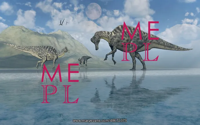 : A group of duckbill Velafron dinosaurs from the : A group of duckbill Velafron dinosaurs from the