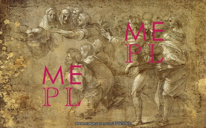  : Group of figures, by Raphael