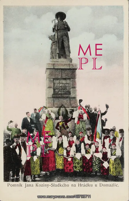 : Group in folk costume in Koniggratz : Group in folk costume in Koniggratz