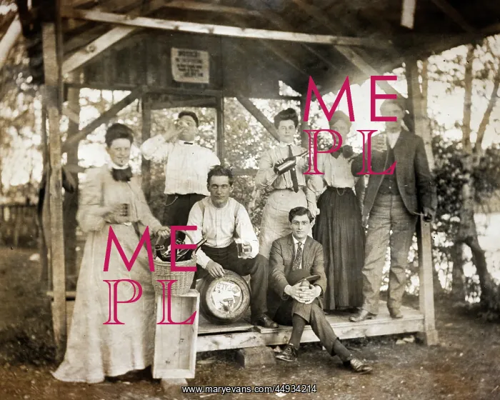 : Group Gathered on Platform drinking Alcohol : Group Gathered on Platform drinking Alcohol