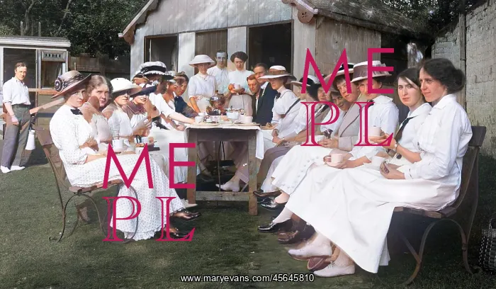 : Group having tea at Tennis Tournament : Group having tea at Tennis Tournament