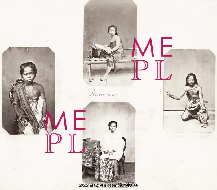 : Group of image of people from Java, modern Indonesia : Group of image of people from Java, modern Indonesia