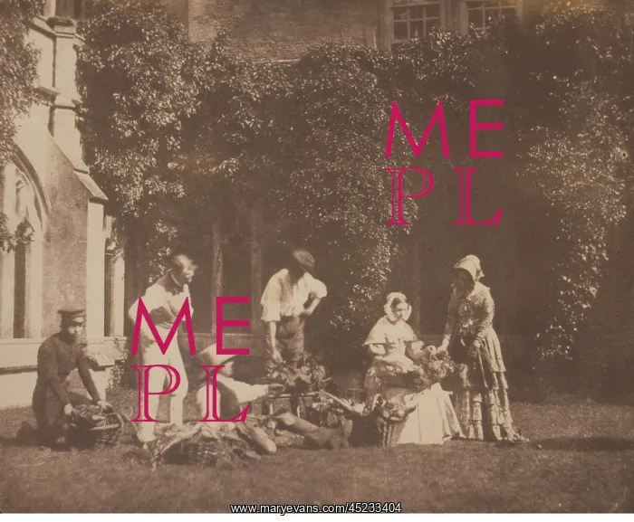 : GROUP IN THE LACACK ABBEY CLOISTER, an 1844 ? : GROUP IN THE LACACK ABBEY CLOISTER, an 1844 ?