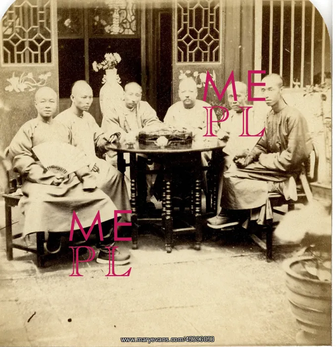 : Group of Mandarins and Officers in the Yamun : Group of Mandarins and Officers in the Yamun