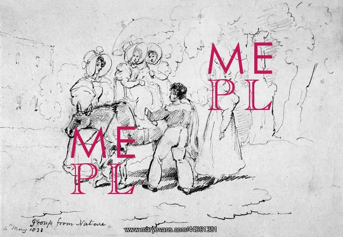: Group from Nature, 1833 : Group from Nature, 1833
