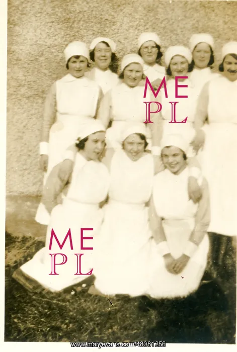 : Group of nurses, outdoors : Group of nurses, outdoors