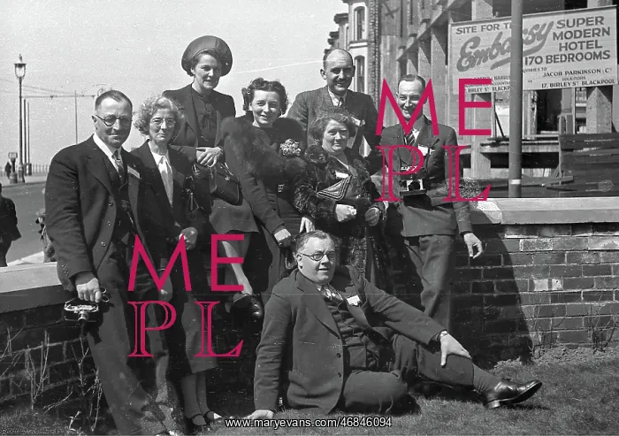 : Group of people, Blackpool : Group of people, Blackpool