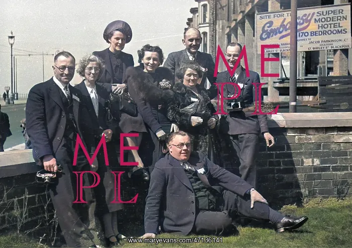 : Group of people, Blackpool : Group of people, Blackpool