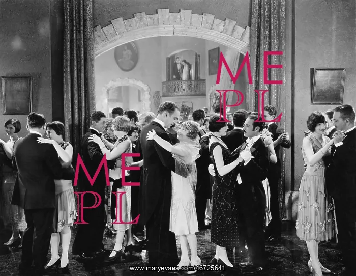 : Group of people dancing in a ballroom : Group of people dancing in a ballroom