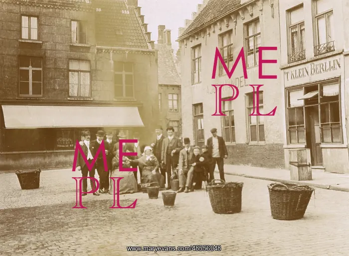 : Group of people in a street, Netherlands : Group of people in a street, Netherlands