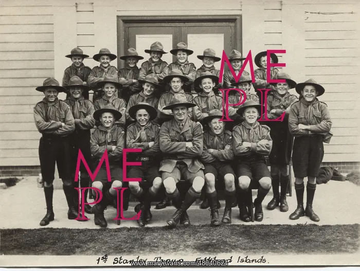  : Group photo, 1st Stanley Scout Troop, Falkland Islands