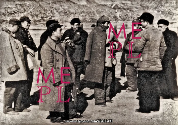 : A Group Photo of Chinses Communist leaders at : A Group Photo of Chinses Communist leaders at