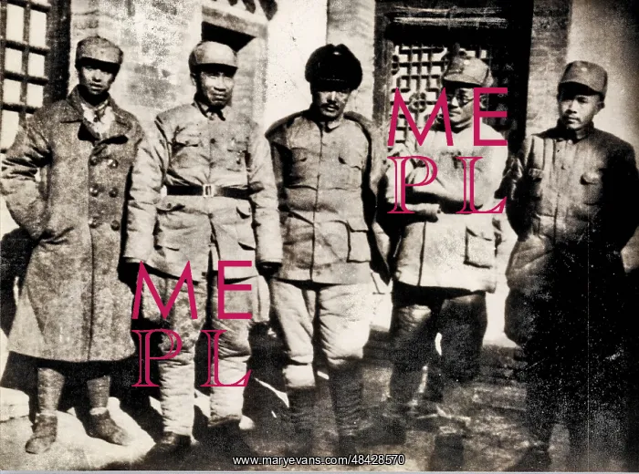 : Group Photo at the Headquarters of the Eighth : Group Photo at the Headquarters of the Eighth