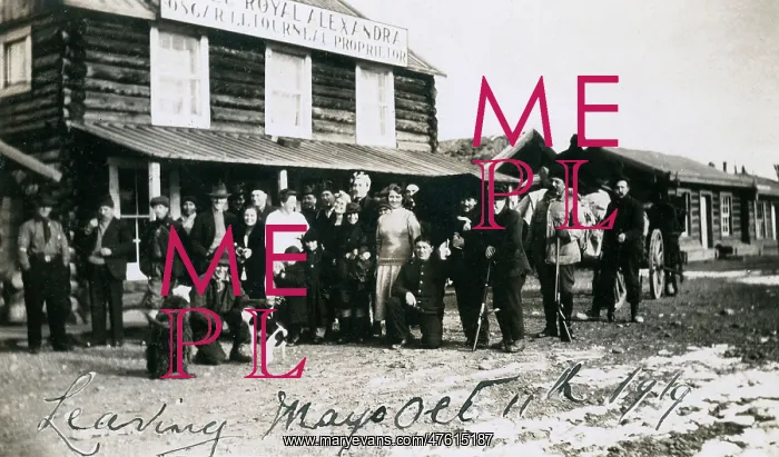 : Group photo, Mayo, Yukon Territory, Canada : Group photo, Mayo, Yukon Territory, Canada