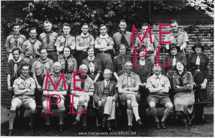  : Group photo of Scout and Guide leaders, Gibraltar
