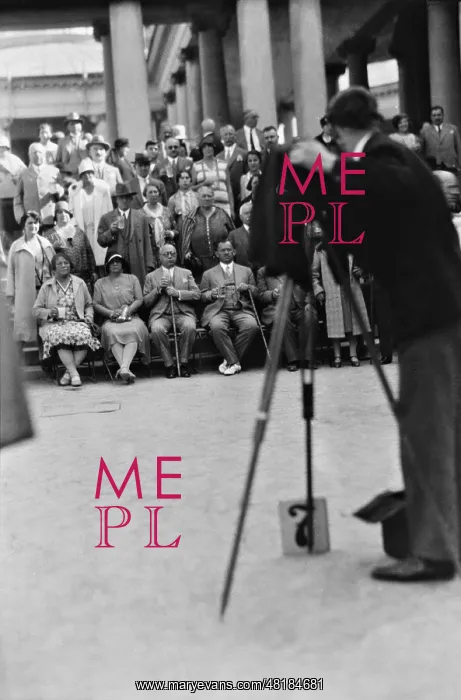 : Group photo of spa guests, 1929 : Group photo of spa guests, 1929