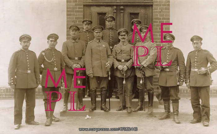 : Group photo, Warthelager training camp, Germany, WW1 : Group photo, Warthelager training camp, Germany, WW1