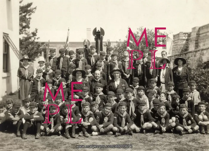 : Group photo, three wolf cub packs, Bermuda : Group photo, three wolf cub packs, Bermuda