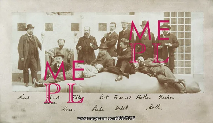 : Group picture of the Secession artists : Group picture of the Secession artists