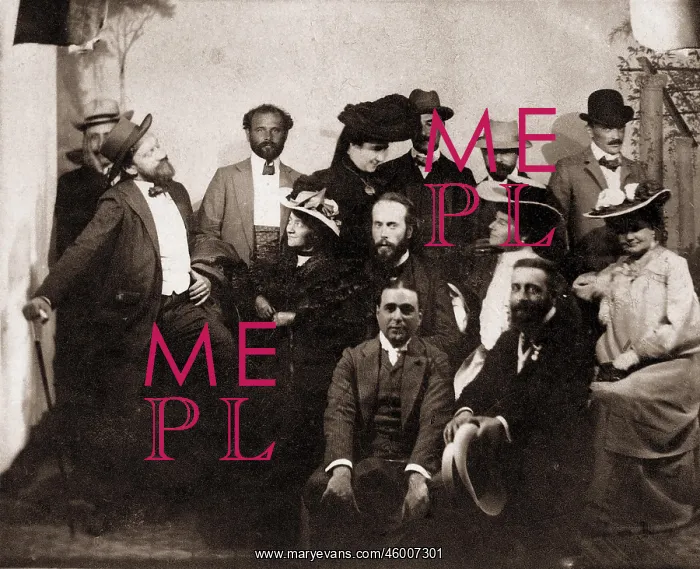 : Group picture, time of Vienna Secession foundation : Group picture, time of Vienna Secession foundation