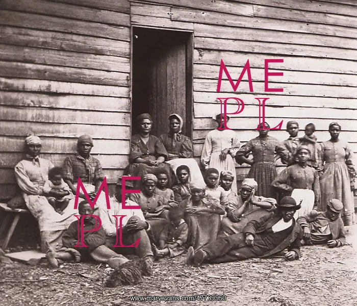 : Group of plantation slaves : Group of plantation slaves
