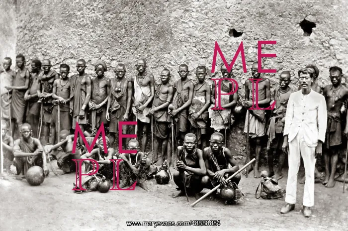  : Group of Porters, Madagascar, circa 1890s