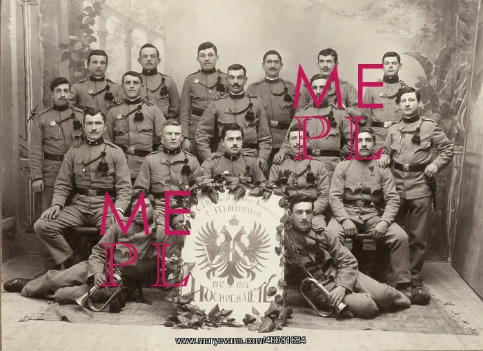 : Group-portrait of the 2nd Field-company of the 3rd : Group-portrait of the 2nd Field-company of the 3rd