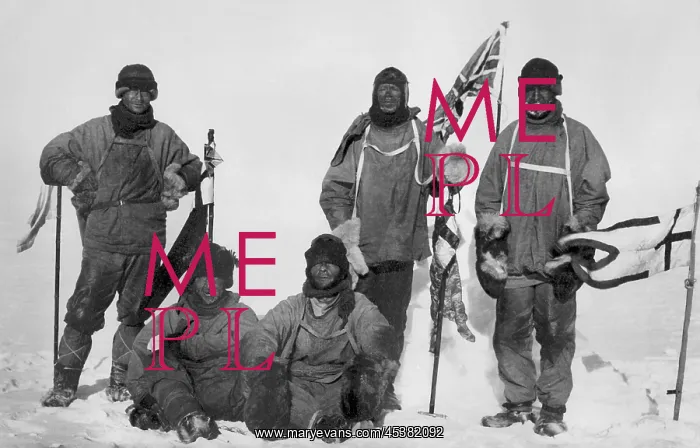 : Group portrait of men who survived the British : Group portrait of men who survived the British