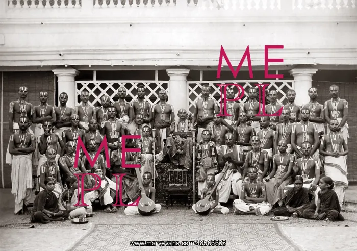  : Group of priests, India, circa 1880s