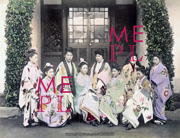  : Group of prostitutes, Japan, circa 1880s