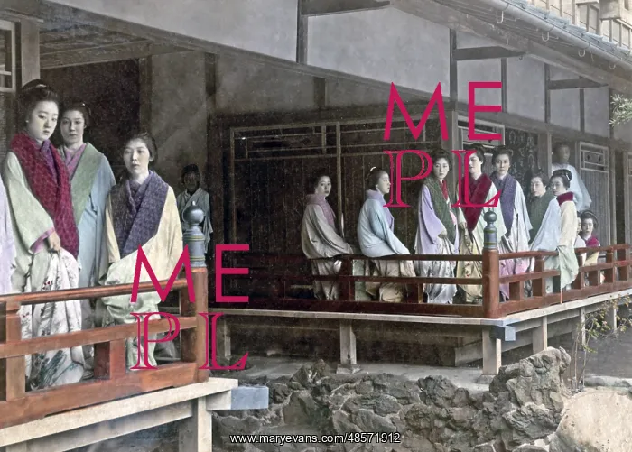  : Group of prostitutes, Japan, circa 1880s
