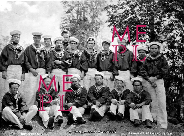 : Group of seamen, St. Thomas, West Indies (1873) : Group of seamen, St. Thomas, West Indies (1873)