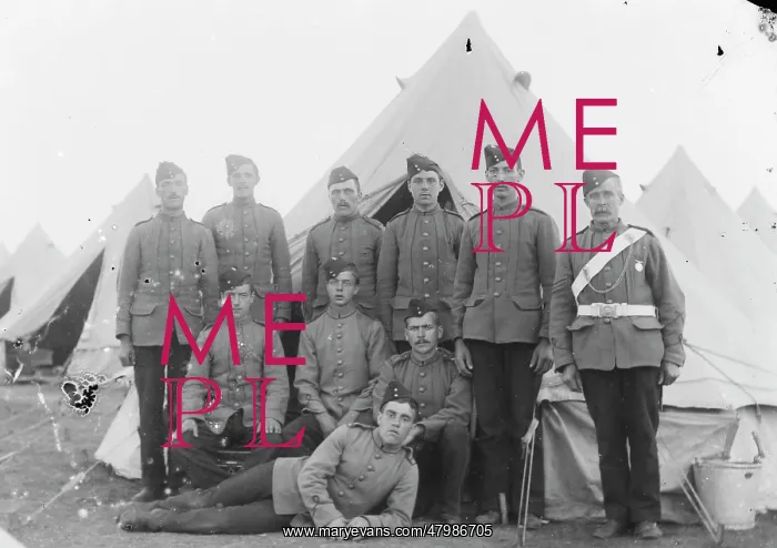 : Group of soldiers at a training camp : Group of soldiers at a training camp