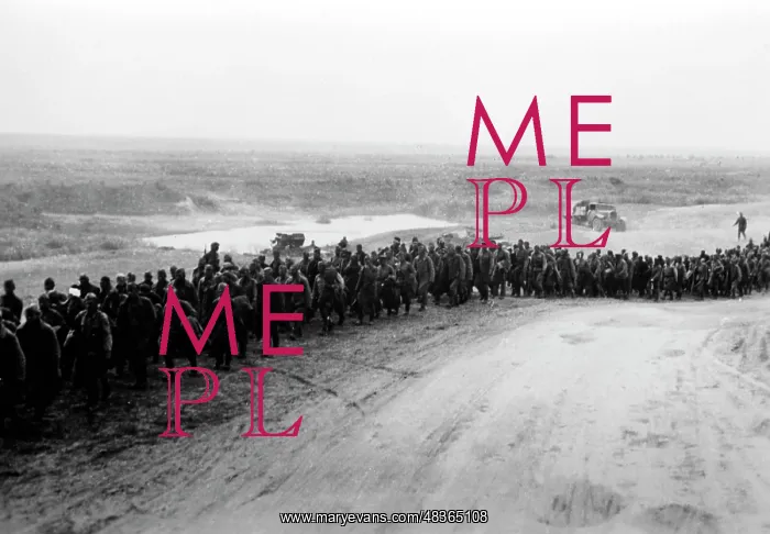 : Group of Soviet prisoners of war, 1942 : Group of Soviet prisoners of war, 1942