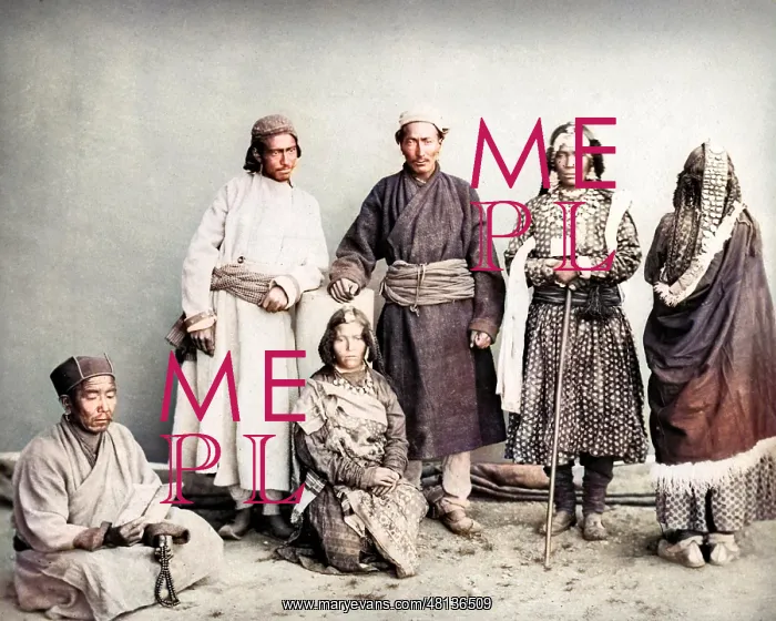  : Group of Tibetans
