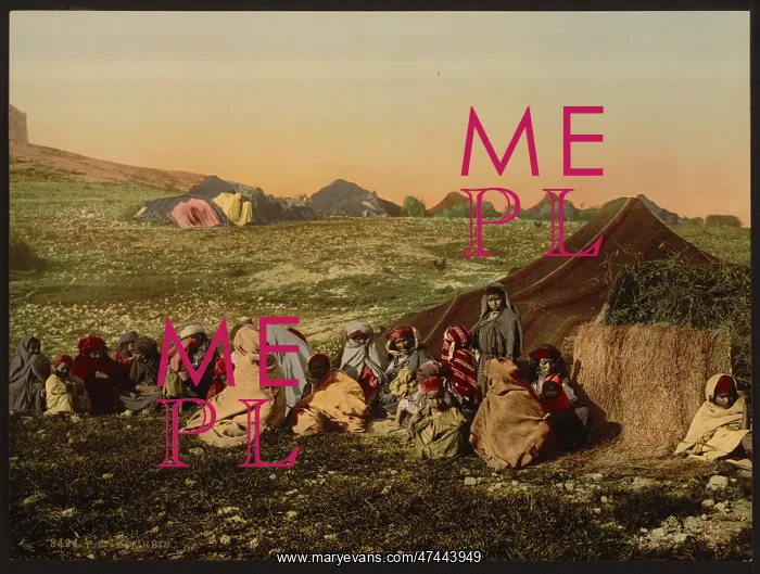 : Group of wandering Arabs, Tunis, Tunisia : Group of wandering Arabs, Tunis, Tunisia