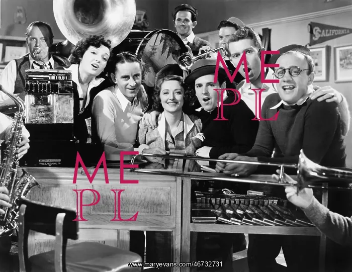  : Group of young musicians performing in a music store