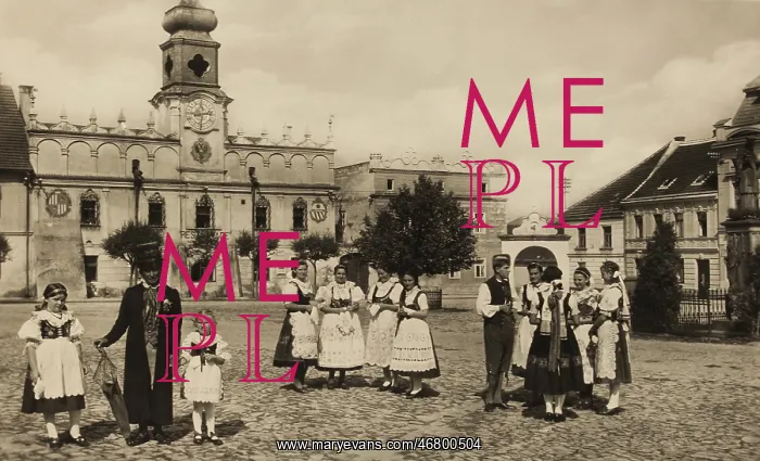 : Groups in traditional Czech costumes : Groups in traditional Czech costumes