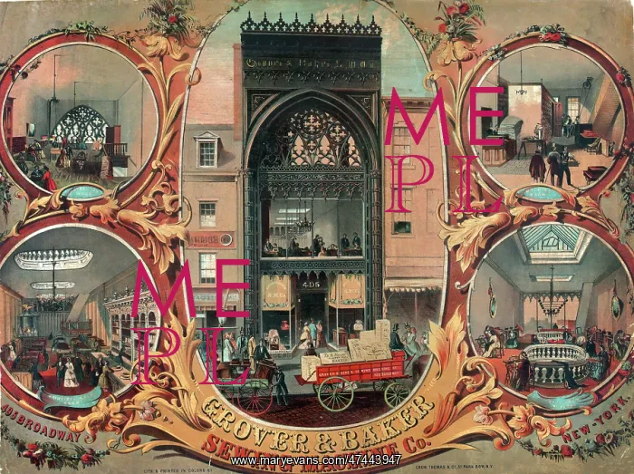 : Grover & Banker Sewing Machine Co. 495 Broadway New York : Grover & Banker Sewing Machine Co. 495 Broadway New York