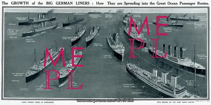 : Growth of big German liners by G. H. Davis : Growth of big German liners by G. H. Davis