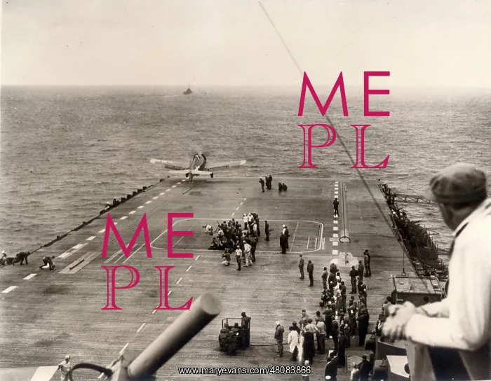 : A Grumman Hellcat pilotless aircraft is catapulted away : A Grumman Hellcat pilotless aircraft is catapulted away