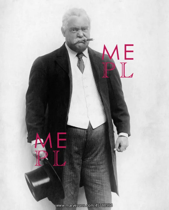 : A grumpy man and his cigar : A grumpy man and his cigar