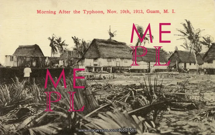 : Guam - Houses undamaged after Typhoon : Guam - Houses undamaged after Typhoon